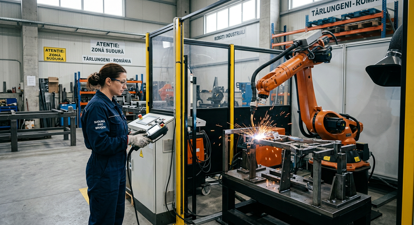 Roboți Sudură 6 Axe și Celule Industriale în Tărlungeni